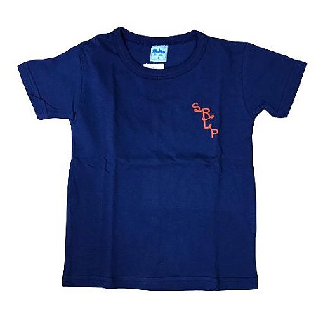 Camiseta Basica Infantil Serelepe 4538 Azul Marinho