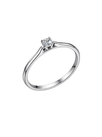 Anel Feminino Modelo Solitário Aço Inoxidável Delicado e Sofisticado