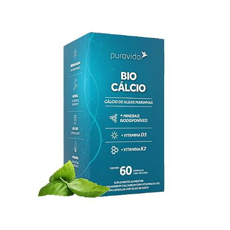 Bio Cálcio (60 cápsulas) Puravida
