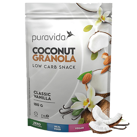 Coconut Granola Classic Vanilla (180g) Puravida