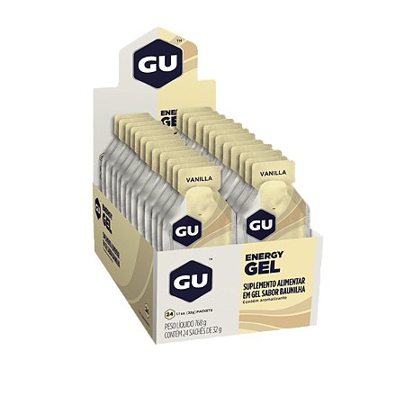 GU ENERGY GEL CAFEÍNA VANILLA (CAIXA C/24)