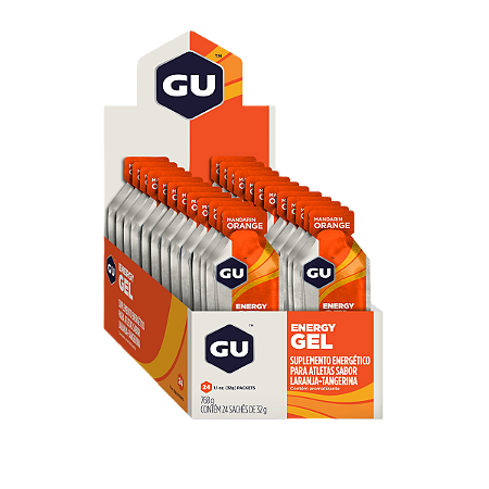 GU ENERGY GEL LARANJA (CAIXA C/24)