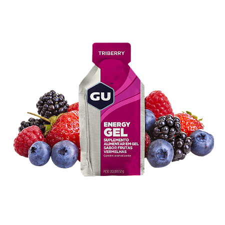 GU ENERGY GEL CAFEÍNA TRIBERRY (SACHÊ UNITÁRIO)