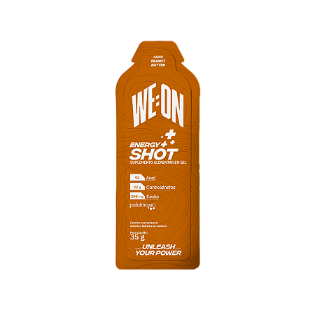 WE:ON GEL ENERGY SHOT PEANUT BUTTER (SACHÊ UNITÁRIO)