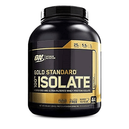 GOLD STANDARD 100% ISOLATE WHEY PROTEIN RICH VANILLA OPTIMUM NUTRITION (2,36KG)