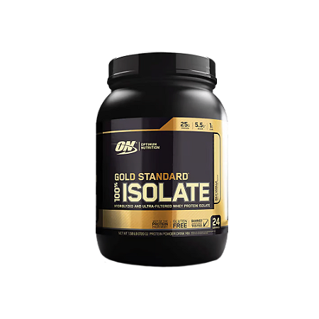 GOLD STANDARD 100% ISOLATE WHEY PROTEIN RICH VANILLA OPTIMUM NUTRITION (744G)