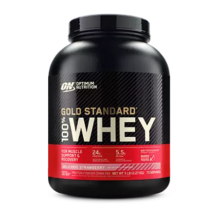 GOLD STANDARD 100% WHEY PROTEIN DELICIOUS STRAWBERRY OPTIMUM NUTRITION (2,27KG)