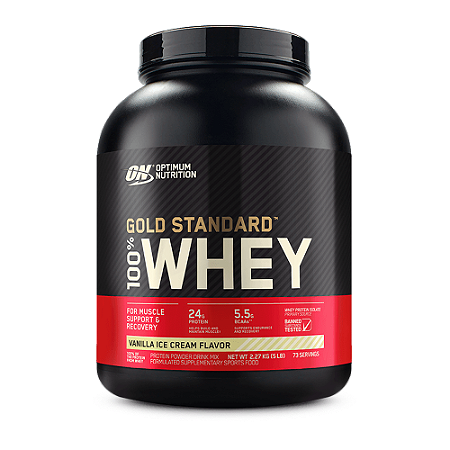 GOLD STANDARD 100% WHEY PROTEIN VANILLA ICE CREAM OPTIMUM NUTRITION (2,27KG)