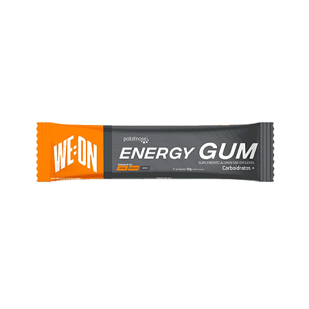 WE:ON ENERGY GUM SABOR TANGERINA (CAIXA C/ 12)