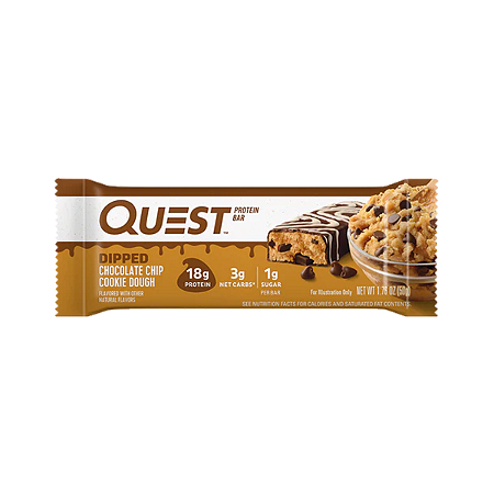 Barra de Proteína Chocolate Chip Cookie Dough (01 un) 60g Quest Nutrition