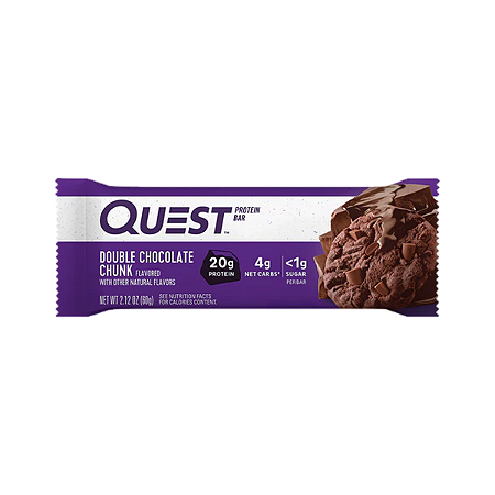 Barra de Proteína double chocolate chunk (01 un) 60g Quest Nutrition
