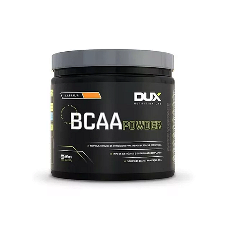 BCAA Powder 4:1:1 Pote 200g Laranja DUX Nutrition