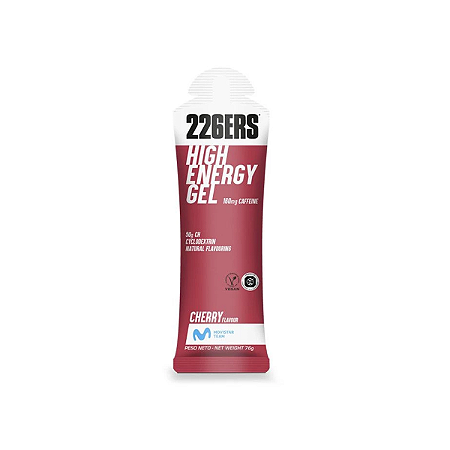 226ERS High Energy Gel Vegano Cereja com cafeína 76g