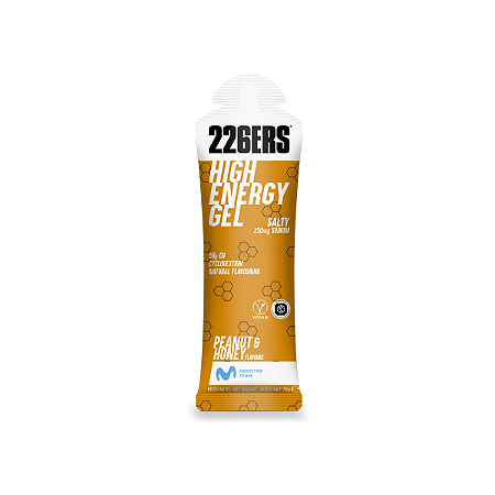 226ERS High Energy Gel Vegano Amendoim e Mel Salgado 76g