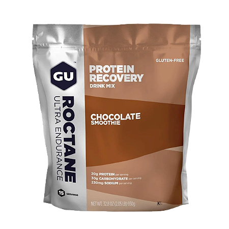 Roctane Protein Recovery Drink Mix Chocolate Smoothie (930g) GU Energy