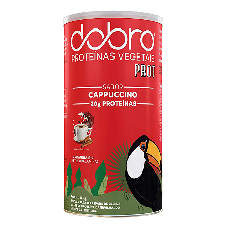 DOBRO Proteína Vegana Cappuccino 450g