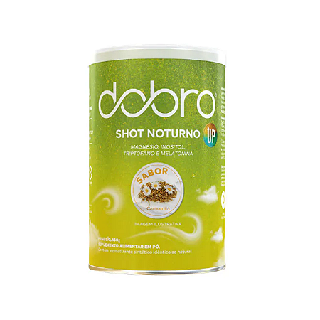 DOBRO Shot Noturno com Melatonina sabor Camomila 150g