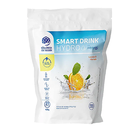Smart Drink Hydro Laranja Hortelã (420g) Alquimia da Saúde