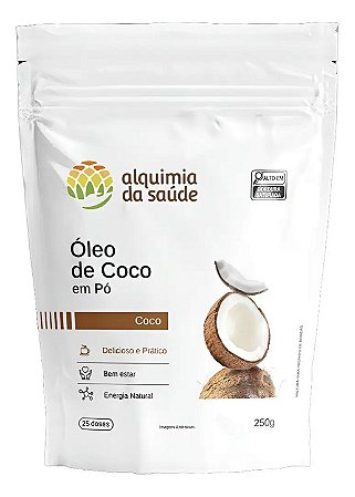 Óleo de Coco em Pó (250g) Alquimia da Saúde