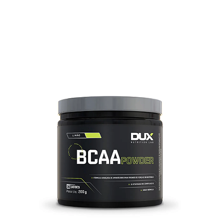 BCAA Powder 4:1:1 Pote 200g Limão DUX Nutrition