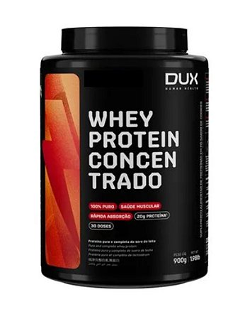 WHEY PROTEIN CONCENTRADO SABOR DOCE DE LEITE 900G DUX NUTRITION