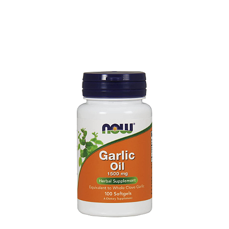 GARLIC OIL 1500MG | ÓLEO DE ALHO 1500MG 250 CÁPSULAS NOW