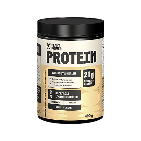 Protein Vanilla Cream 490g Plant Power