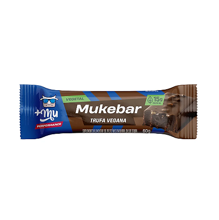 Barra de Proteína Mukebar 60g Trufa Vegana +MU Performance