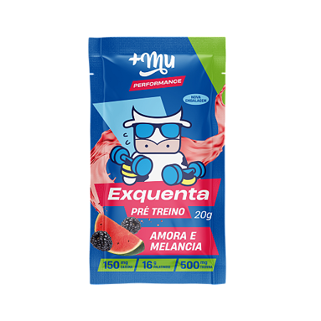 Exquenta Pré-treino Amora e Melancia (sachê) +MU