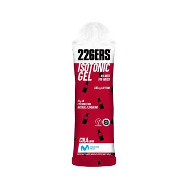 226ERS Isotonic Gel Vegano Cola 100mg cafeína 68g