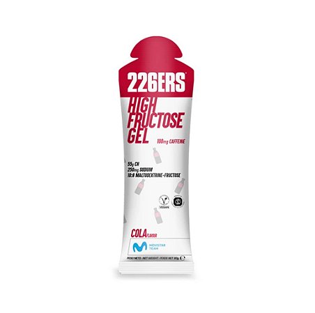 226ERS High Fructose Gel Vegano Cola 100mg de Cafeína 80g