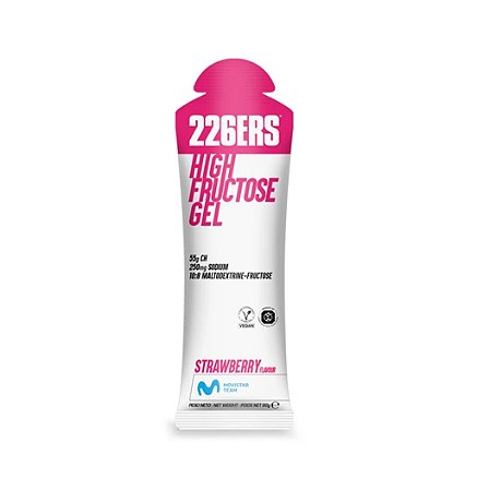 226ERS High Fructose Gel Vegano Morango 80g