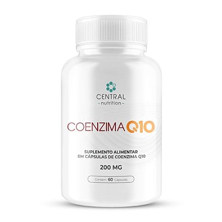Coenzima Q10 200mg 60 Cápsulas Central Nutrition
