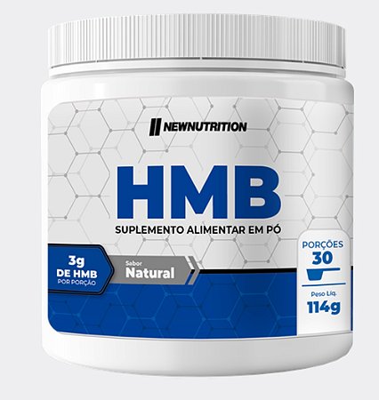Suplemento HMB em Pó 114g Sabor Natural NewNutrition