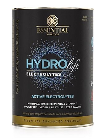 Hydrolift Electrolytes Sabor Neutro 30 Sticks Essential Nutrition