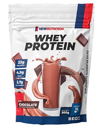 Whey Protein Concentrado Chocolate 900g NewNutrition