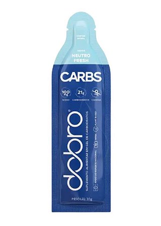 Carbs Gel sabor Neutro Fresh sem Cafeína 30g Dobro