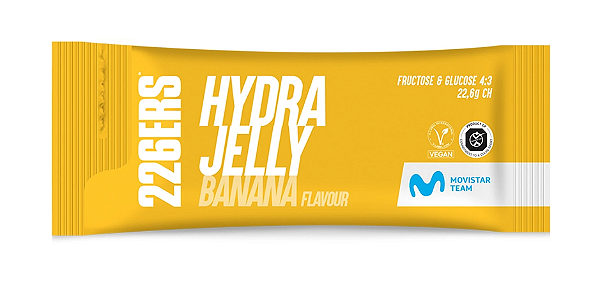 226ers Hydrajelly Gel de Carboidrato Vegano Sabor Banana 40g