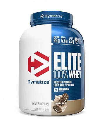 Elite 100% Whey Cookies & Cream 2,3kg Dymatize