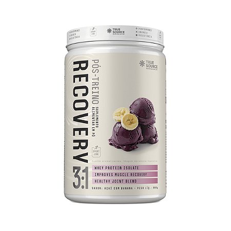 Pós-treino Recovery Açaí com Banana 900g True Source