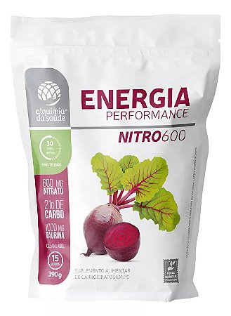 Energia Performance Nitro600 390g Alquimia da Saúde