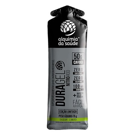 Duragel Nitro400 Limão 50g de Carbo (Sachê avulso) Alquimia da Saúde