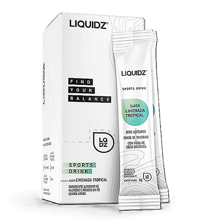 Liquidz Sports Drink Sachê Avulso 6g Sabor Limonada Tropical