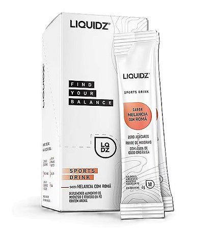 Liquidz Sports Drink Sachê Avulso 6g Sabor Melancia com Romã