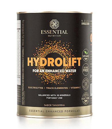Hydrolift Electrolytes Sabor Tangerina 30 Sticks Essential Nutrition