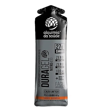Duragel Nitro400 Laranja 27g de Carbo (Sachê avulso) Alquimia da Saúde