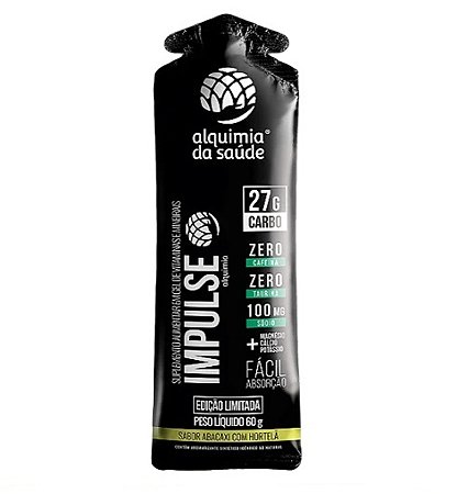 Impulse Gel Abacaxi com Hortelã 27g de Carbo (Sachê avulso) Alquimia da Saúde