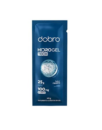 Hidro Gel Sabor Neutro Com Cafeína Sachê Avulso 40g Dobro