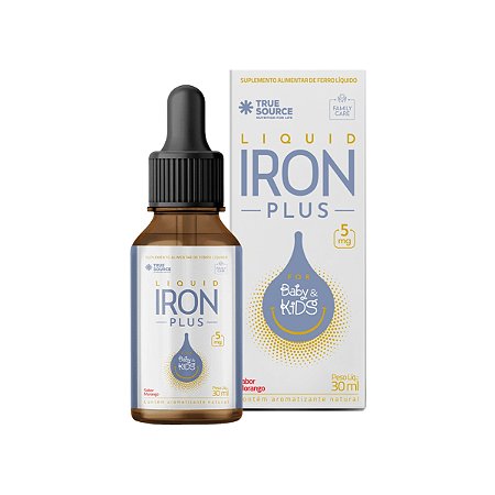 Iron Plus Líquido 30 ml Sabor Morango True Source