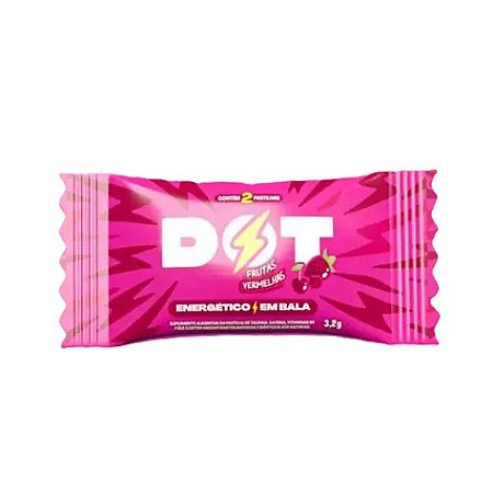 Bala Energética Dot – Sachê com 2 Unidades – Frutas Vermelhas